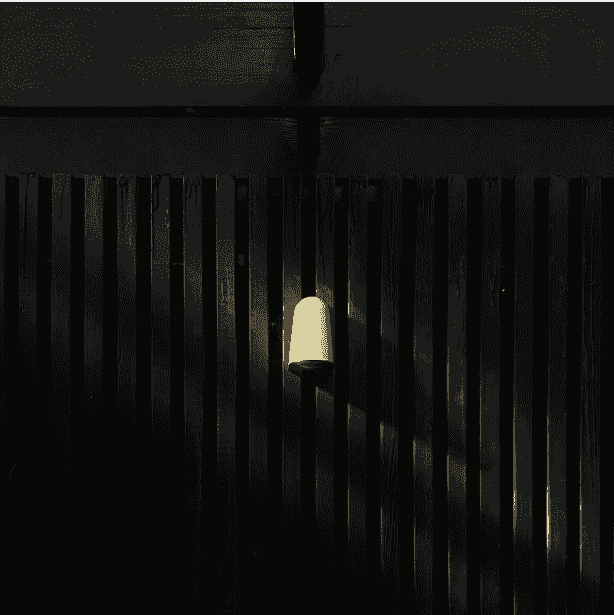 Light Bulb on a fence